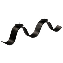 Waved Wrought Iron Candelabra